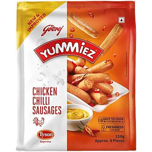 Godrej Yummiez Sausages Chicken Chilli 