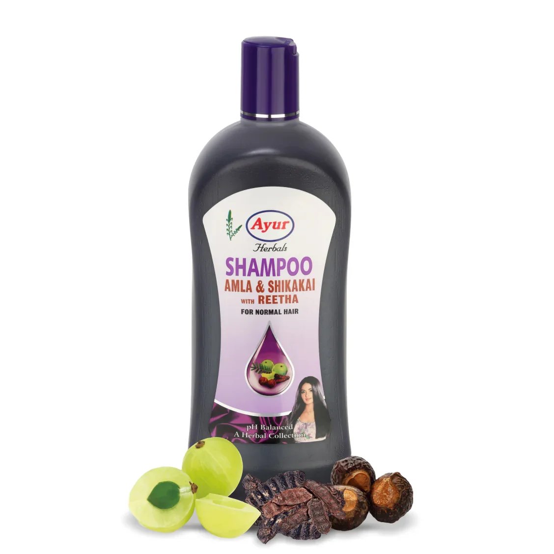 Ayur Shampoo Amla And Shikakai With Reetha Herbals 