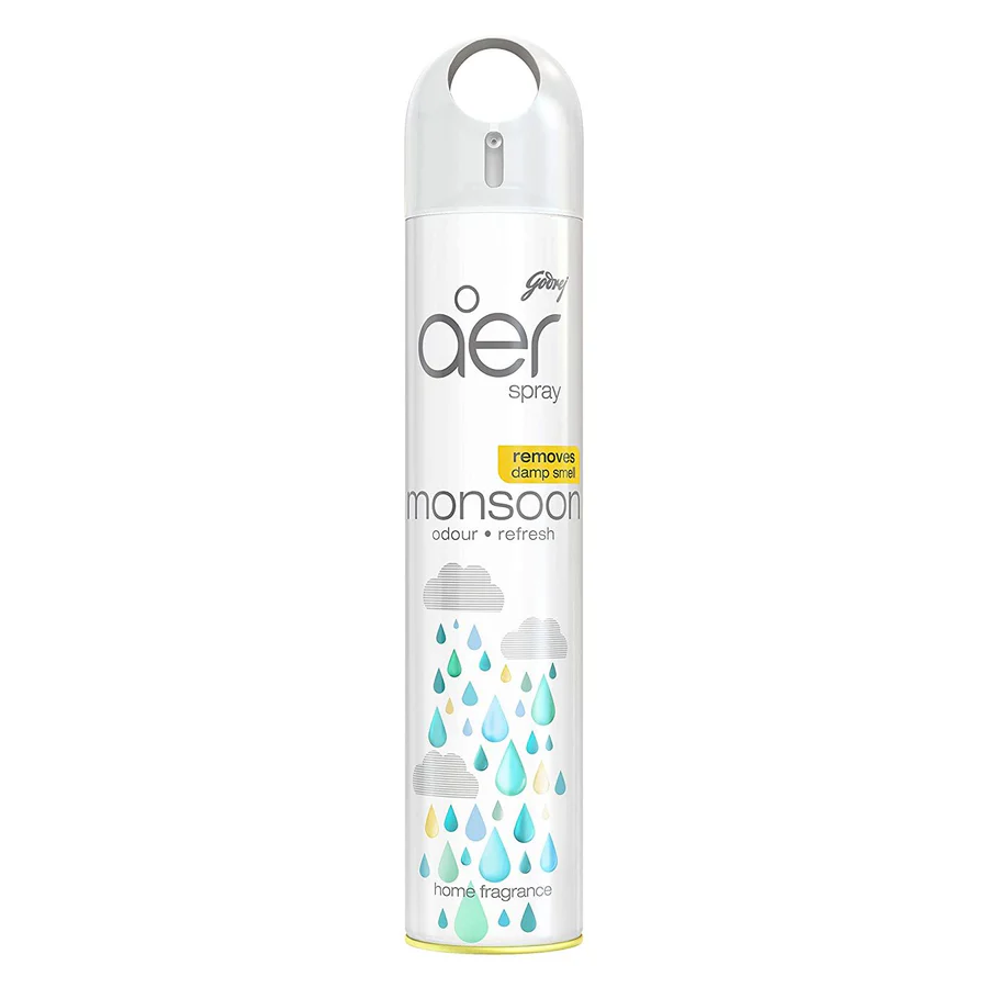 Godrej Aer Spray Monsoon Odour Refresh Room Freshner